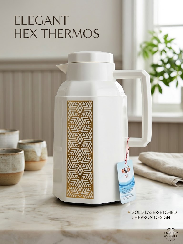 Auric Hex Designer Thermos Flask| Thermos