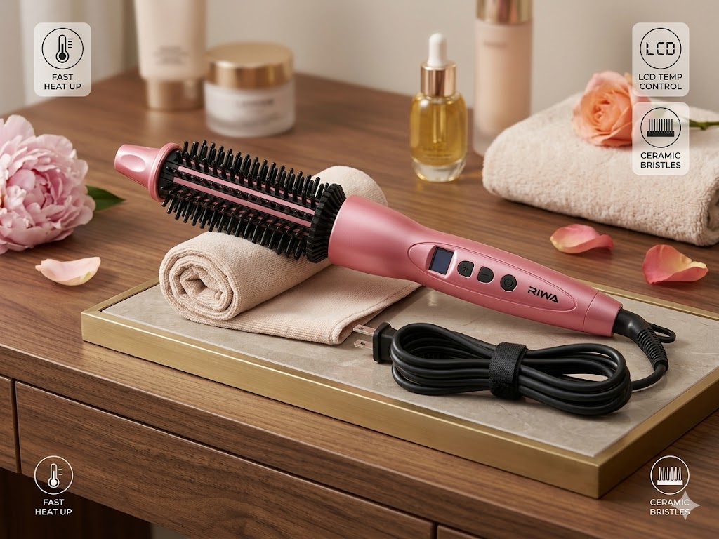  Hot Air Brush for Straightening