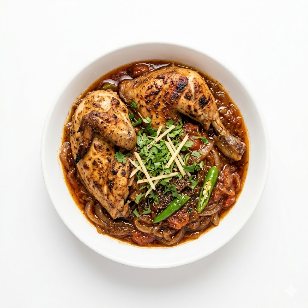 Chicken Baitul Mandi Karahi Half