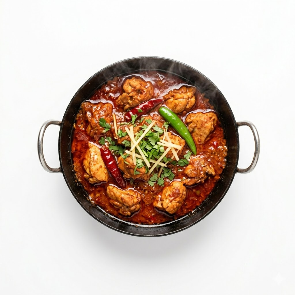 Chicken Red Karahi Half