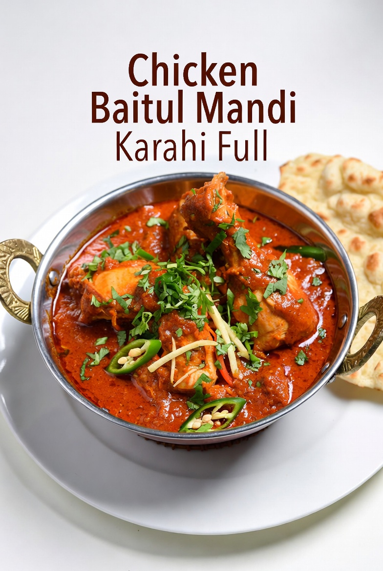 Chicken Baitul Mandi Karahi Full
