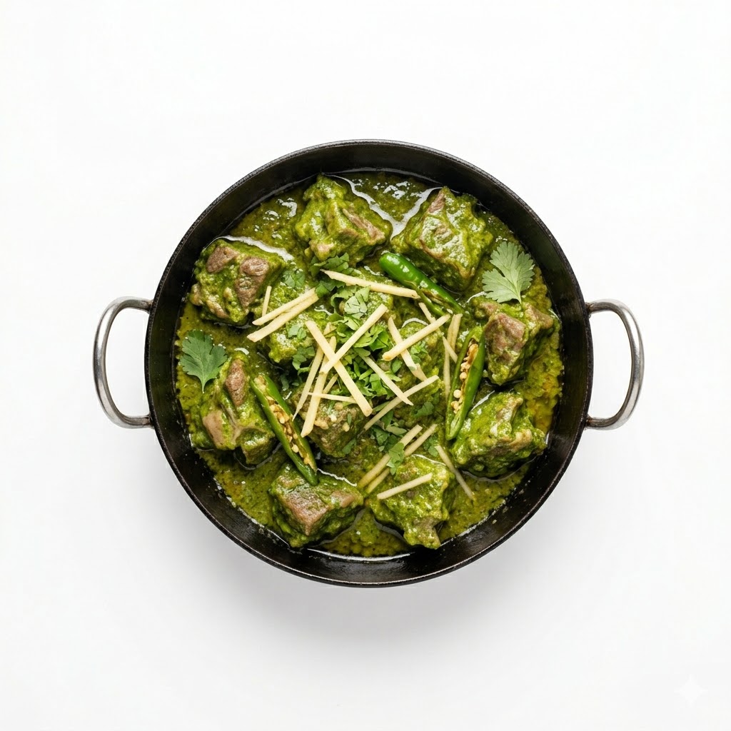 Dumba Green Karahi Full