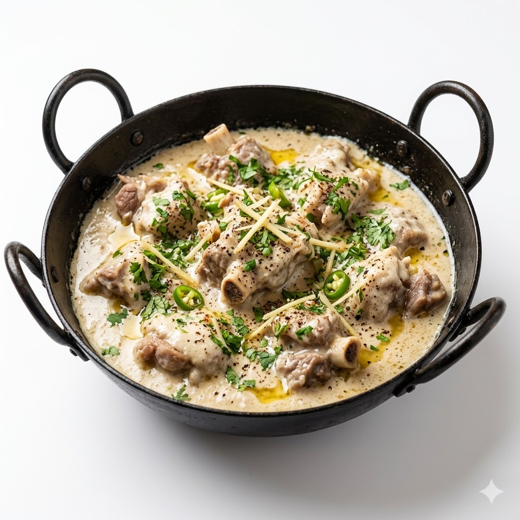 Mutton White Karahi (Full)