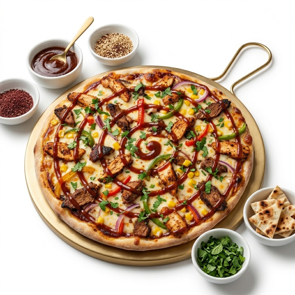 Arabic BBQ Pizza (Large)