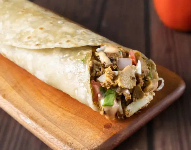 Bar B Q Roll Paratha