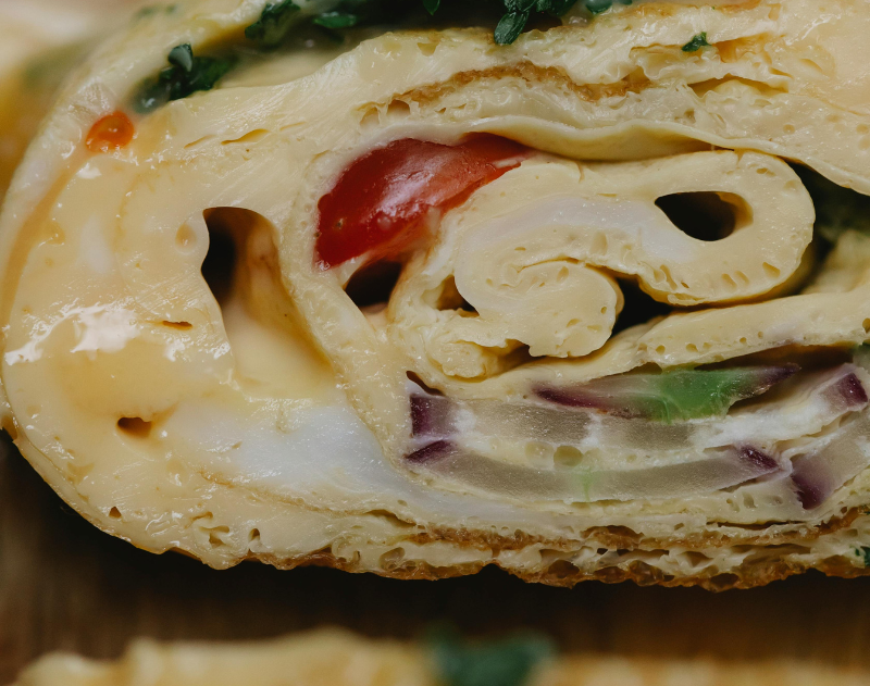 Cheese Roll Paratha