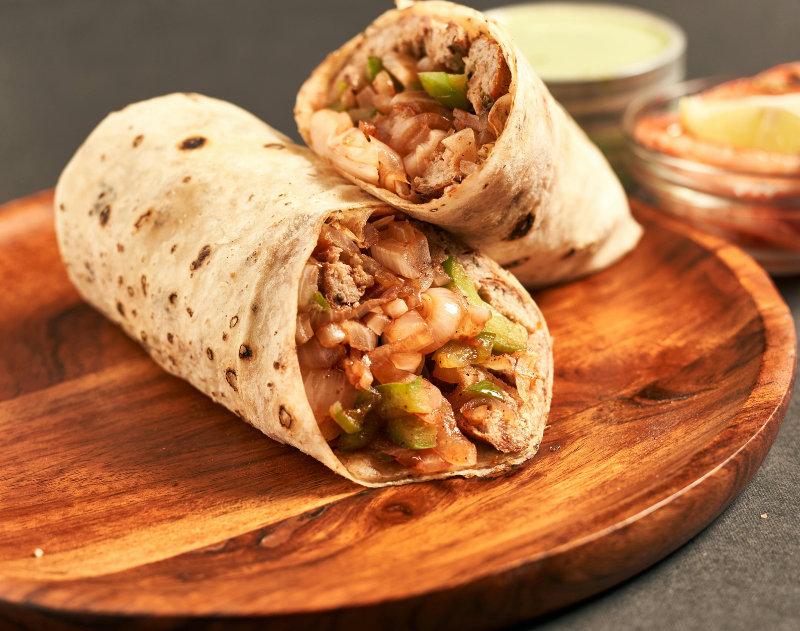 Spicy Zinger Roll Paratha