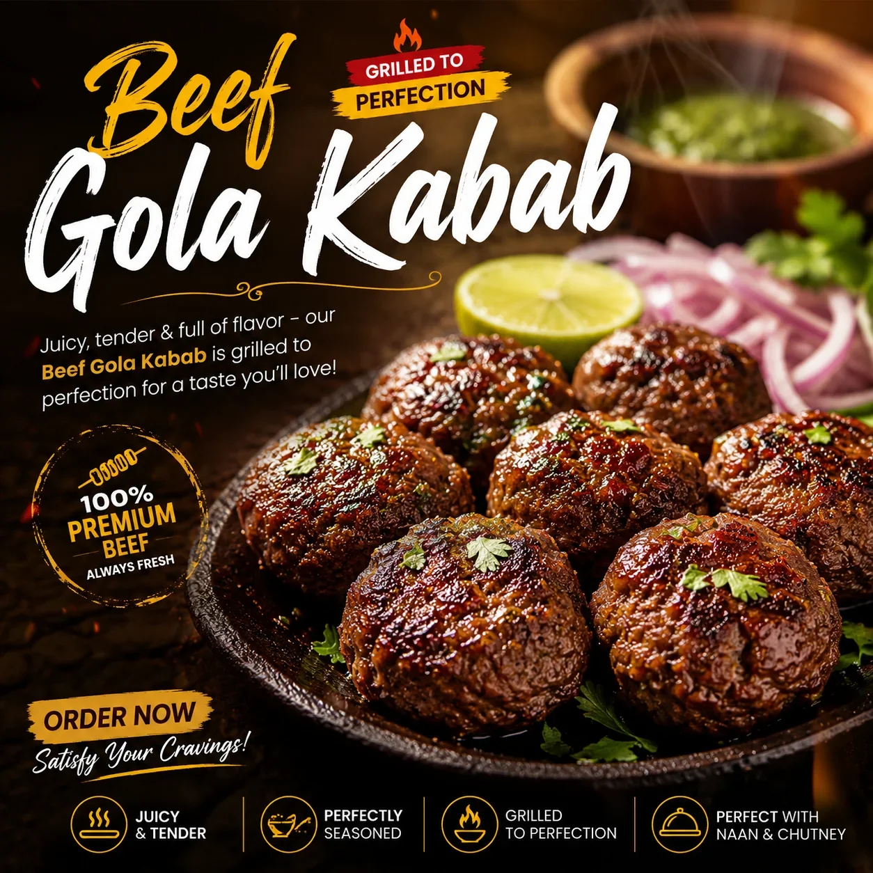 Beef Gola Kabab