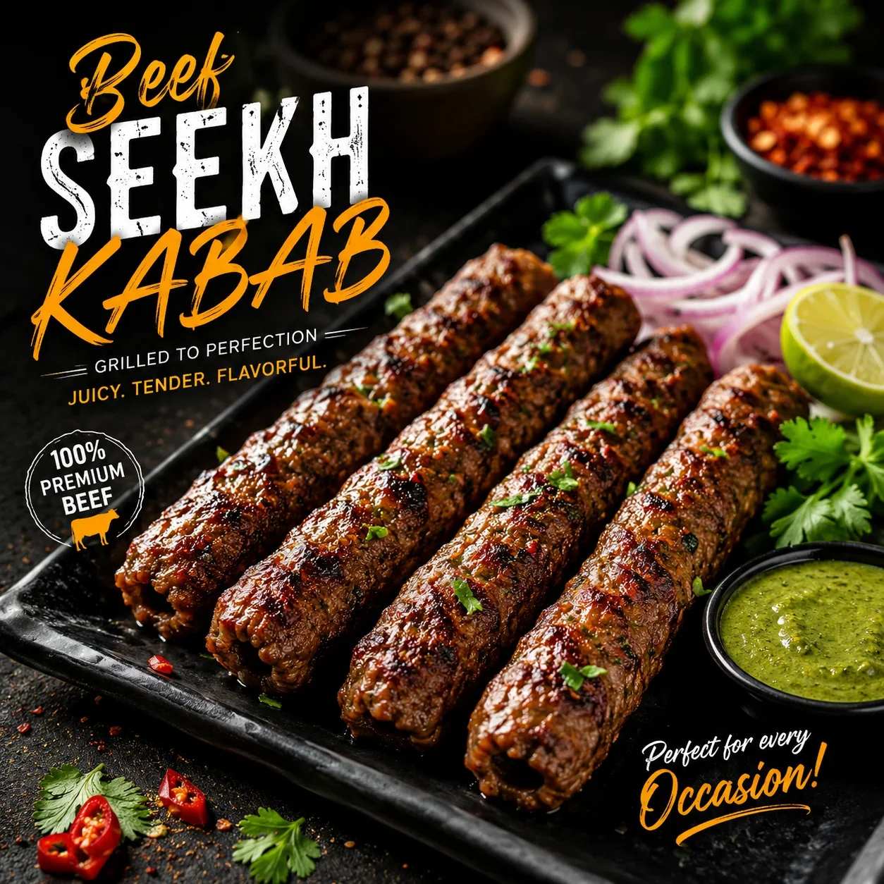 Beef Seekh Kabab