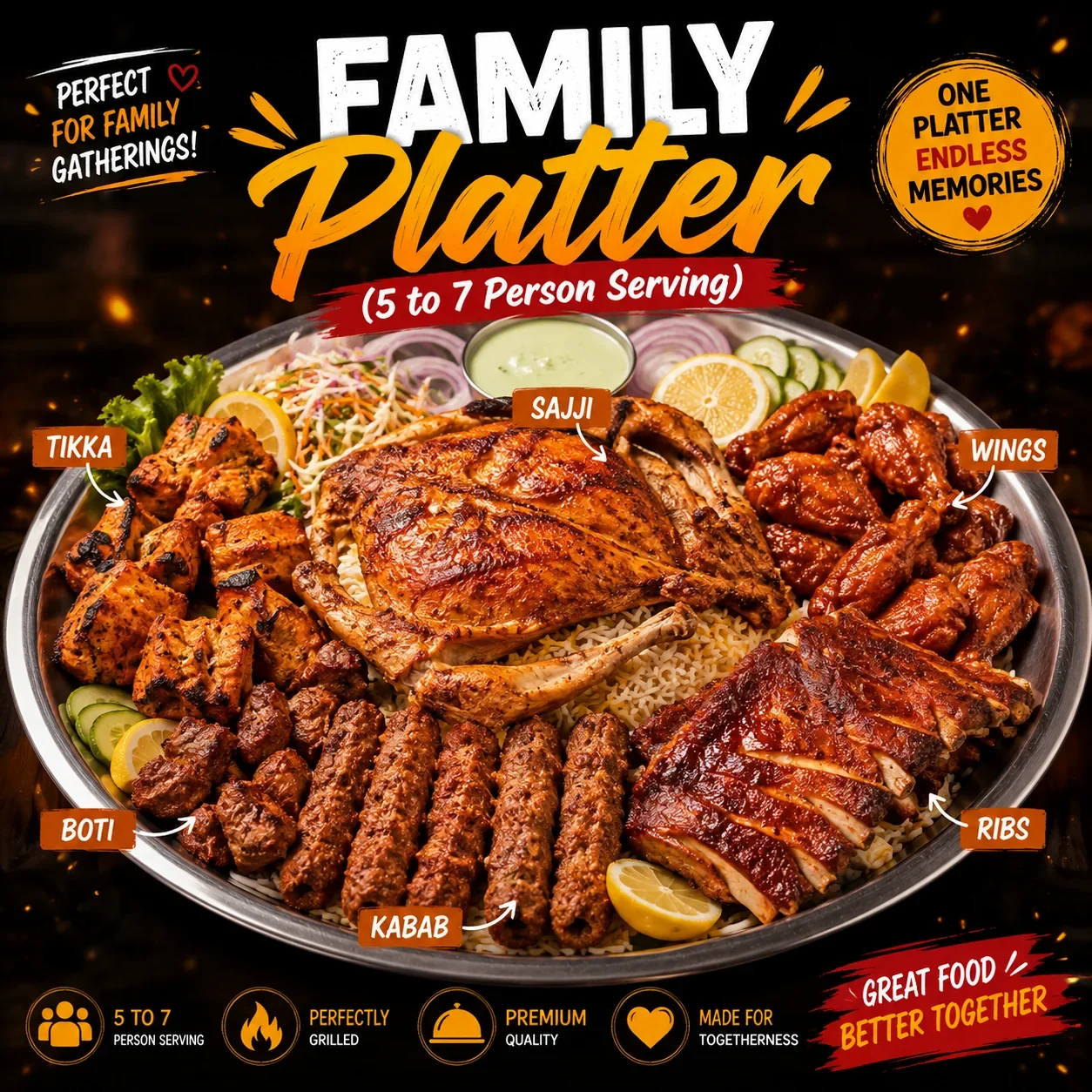 Family Platter (5-6 Person Serving)