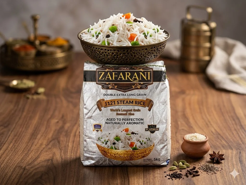 Zafarani 1121 Steam Rice-5KG Bag