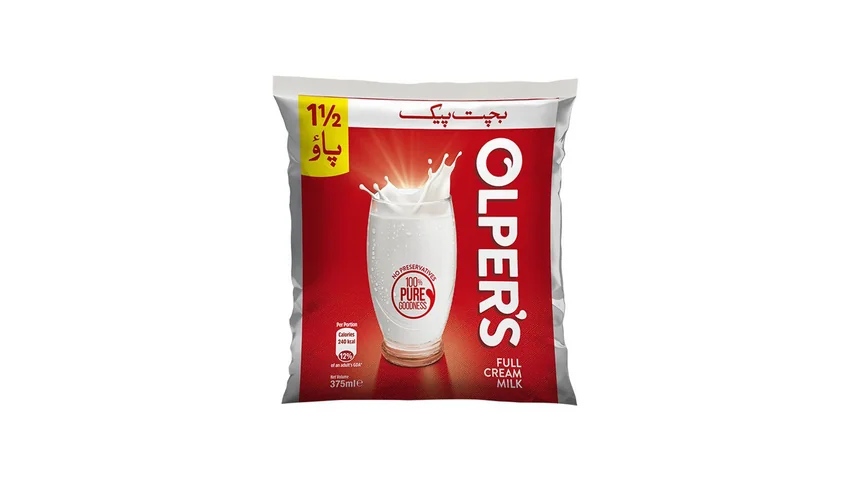 Olpers Full Cream Milk 375ml  Pouch
