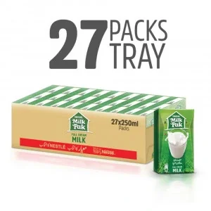 Nestle MilkPak Full Cream Milk Carton 250ml (1x27)