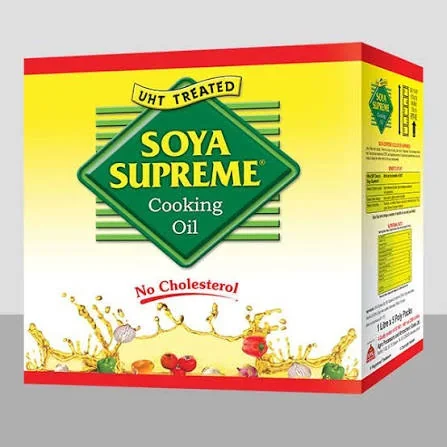 Soya Supreme Cooking Oil  1Ltr Pck of 5