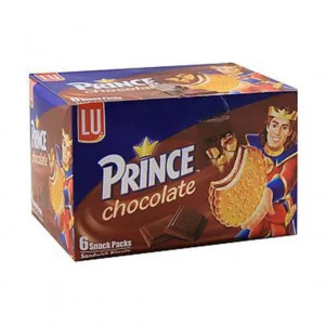 Prince Chocolate Biscuits 6 Snack Packs