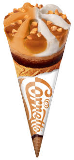 Cornetto Caramel Vanilla ice cream