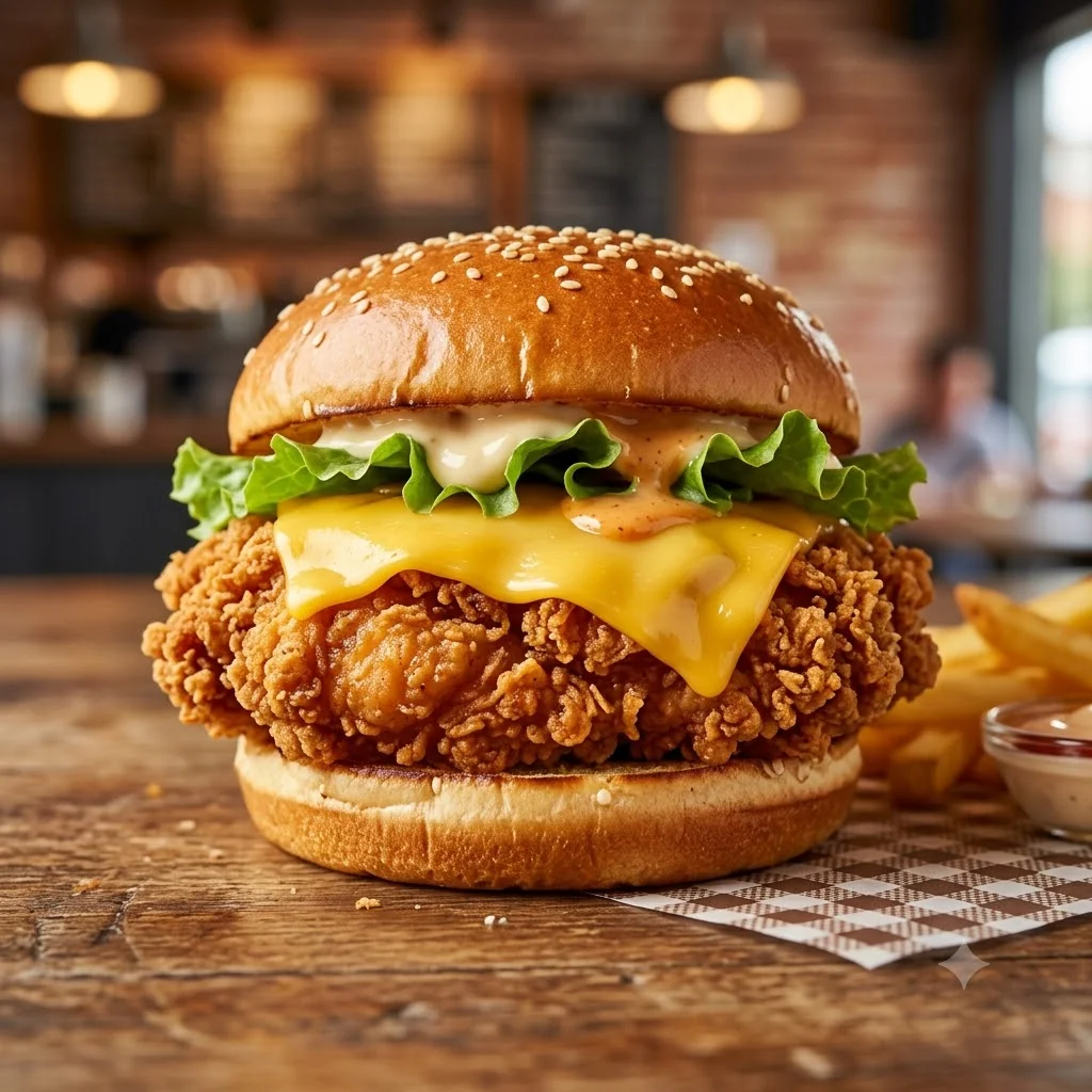 Zinger Burger with Cheese