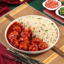 Chicken Shashlik With Rice