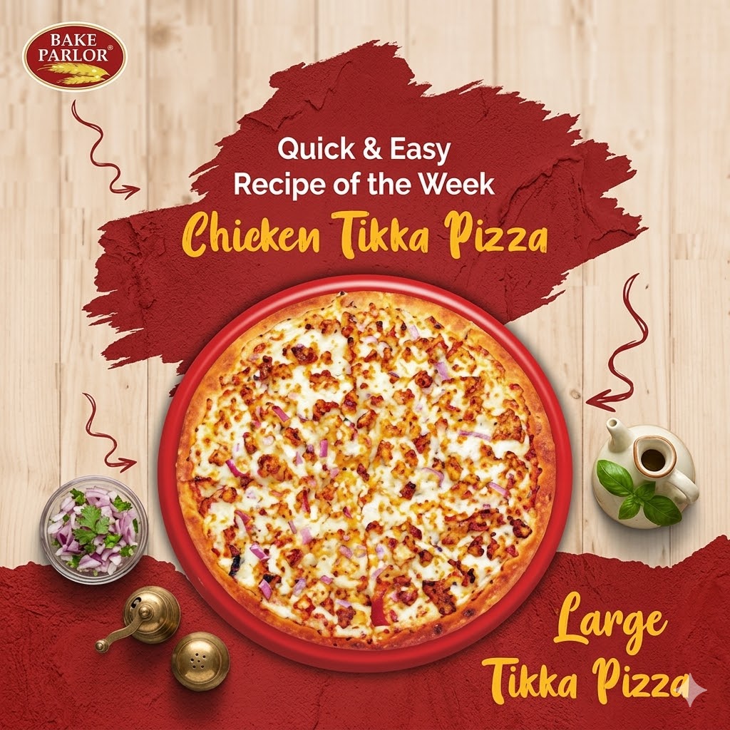 Chicken Tikka Pizza- (Large)