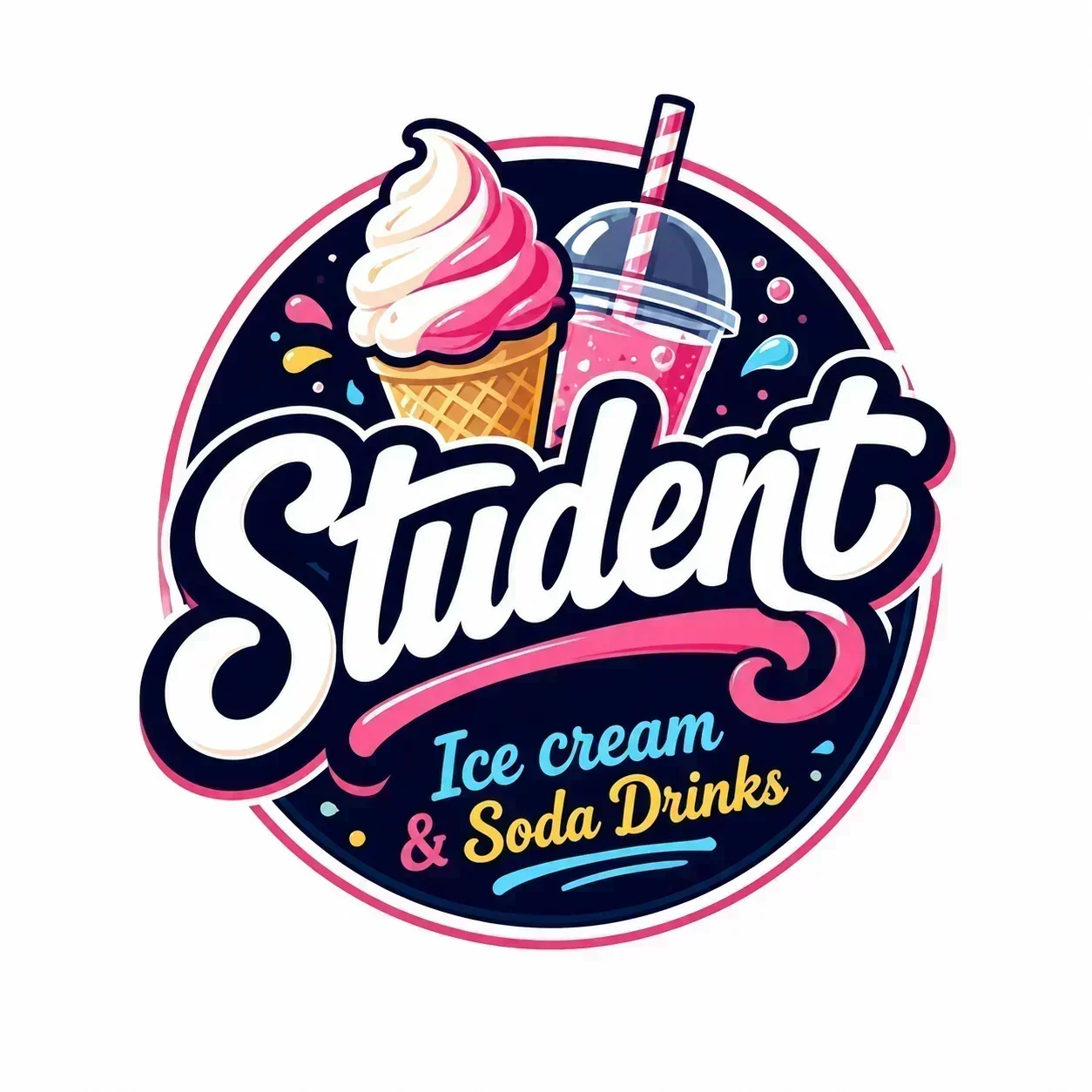 Student Ice cream & Soda Drinks